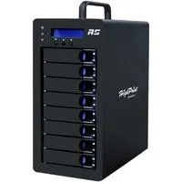 RocketStor 6438S External SAS/SATA JBOD Tower, Laufwerksgehäuse schwarz, 8-Bay