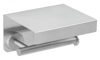 Herzbach Design iX Papierrollenhalter, mit Deckel Edelstahl , 17.815000.1.09 17.815000.1.09