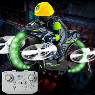 JJRC H141 2-IN-1 Land Air Amphibious Altitude Hold Headless Mode LDE Lights 2.4G Remote Control Toys Kids Gifts Flying M