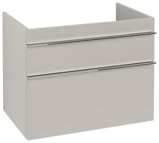 Villeroy & Boch Waschtischunterschrank Venticello 753x590x502mm 2 Ausz. WT mittig Cashmere Grey A92501VN