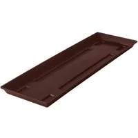 Geli Blumentopfuntersetzer Geli Blumenkasten Untersetzer 60cm Braun – Robuster Kunststoff