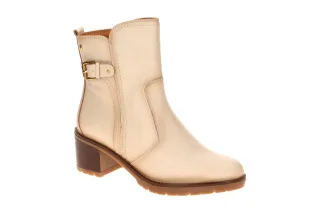 Pikolinos W7H-8865 marfil Damen Stiefeletten beige elegante Stiefel 4cm Absatz