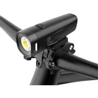 Kityhome Fahrrad-Frontlicht Alu LED Fahrradvorderlicht: superhell, USB, wasserfest, Hochwertiges Alu-Design