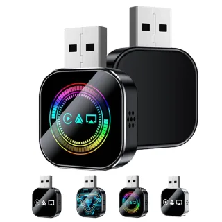 LAESD Q1AS 3 in 1 Car Wireless CarPlay/Android Auto/AirPIay Box Bluetooth 5.0 Plug and Play iP Screen Mirroring Wired to
