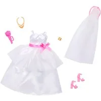 Barbie Puppenkleidung Barbie Fashions, Barbie-Mode, Set mit Braut-Outfit, für Barbie-Puppe am Hochzeitstag