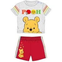 Disney Winnie Puuh Shirt & Hose Winnie Puuh Baby-Bekleidungsset für Jungen, Kurzarm, Gr. 62–86 (Set, 2-tlg., 2-teilig)