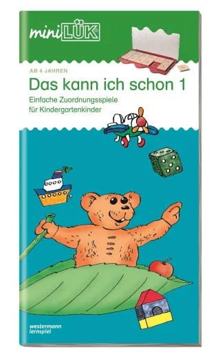 miniLÜK: Das kann ich schon 1: Einfache Zuordnungsspiele für Kindergartenkinder [Taschenbuch] [1990] Vogel Heinz Junga Michael