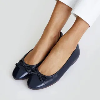 Ballerinas im Couture-Stil, Damen,  Blau, Synthetic-blend, by Lands' End