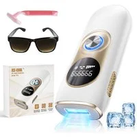 ibettertec IPL-Haarentferner IPL Haarentfernungsgerät Gerät Haarentfernung mit Gefrierfunktion, 999.999 Lichtimpulse, Laser Haarentfernung mit 5 Energiestufen,Dauerhafte und, Schmerzfreie Haarentfernungsgerät für Damen/Herren/Beine/Bikini