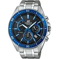 CASIO EDIFICE Chronograph EFR-552D-1A2VUEF, Quarzuhr,Armbanduhr,Herrenuhr, bis 10bar wasserdicht, Edelstahlarmband