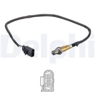 Delphi Lambdasonde nach Katalysator Audi A3 Seat Leon Skoda Octavia VW Golf