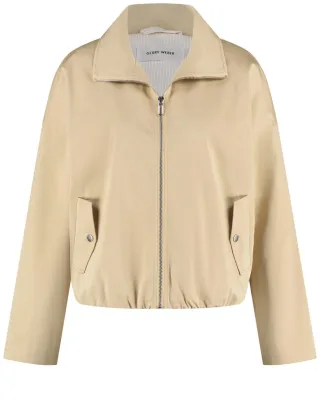 GERRY WEBER Collection - Modischer Blouson mit Stretchkomfort beige/weiß - Gr. - 38
