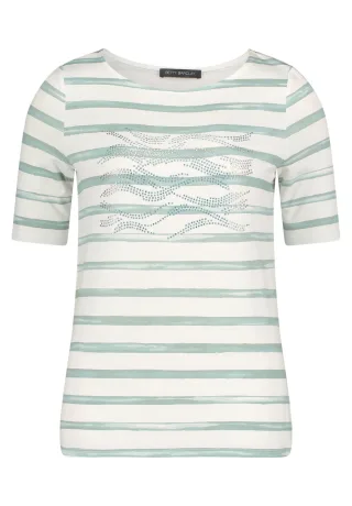 Betty Barclay - Ringelshirt Mint - Gr. - 38
