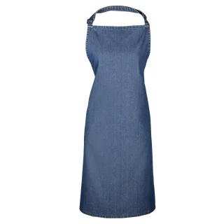 Premier Damen/Frauen Farben Bip Schürze mit Tasche (Indigo Denim)