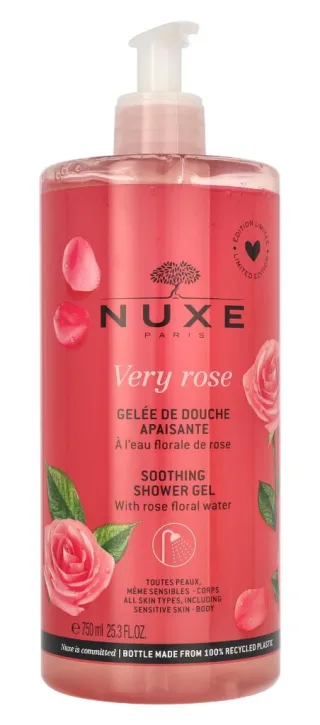 Nuxe Very Rose Soothing Shower Gel.