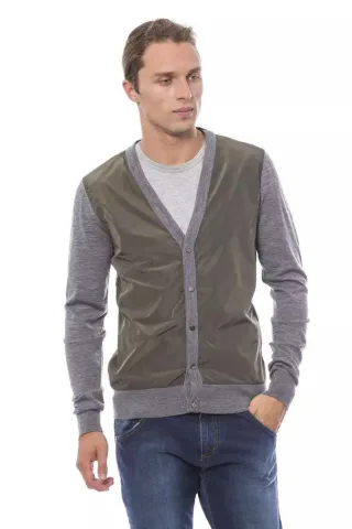 Strick-Cardigan Zweifarbiges Design