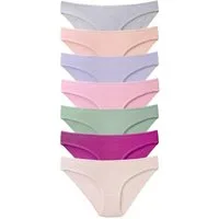 Dominant Bikinislip Damenunterwäsche (Packung, 7-St) aus elastischer Baumwolle bequem atmungsaktiv