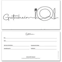 Frank Paperman Geschenkkarte Gutschein Restaurant als Geschenkkarten, Gastronomie, Gutscheinkarten, Geschenkgutschein zum Ausfüllen, Überraschung, Danke