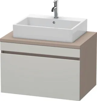 Duravit DuraStyle Konsolenwaschtischunterbau wandhängend Betongrau & Basalt Matt 800x548x512 mm - DS DS531200743