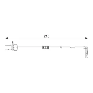 Bosch Warnkontakt f?r Bremsbel?ge Audi A4 A5 A6 A7 Porsche Macan