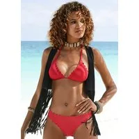 LASCANA Triangel-Bikini-Top Scallop, mit gelaserter Wellenkannte