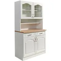 wiho Küchen Küchenbuffet Linz 100 cm breit, in Landhaus-Optik
