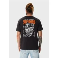 Oldskull T-Shirt Asian Big WaveSkull Graphic mit großem Backprint