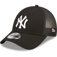 New Era Baseball Cap HOME FIELD 9FORTY TRUCKER NEYYAN BLKWHI Baseball Cap, sportlicher Stil, aus Polyester, neutraler Schnitt