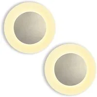 Nettlife LED Wandleuchte Innen Modern Wandlampe Flurlampe 3000K 7W Wand Trepphaus, LED fest integriert, Warmweiße, Modern design