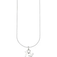 Bruno Banani Kette mit Anhänger Schmuck Geschenk Silber 925 Halsschmuck Halskette Ankerkette Glaube