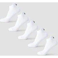 MP Unisex Sneaker-Socken (5er-Pack) - Weiß - UK 6-8