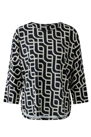 Miss Lagotte - Shirt - Champagne Dreams beige/schwarz - Gr. - 38