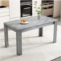 Flieks Esstisch (1-St), Rechteckiger Esszimmertisch Schreibtisch Küchentisch 116*65*75cm