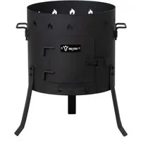 BBQ-Toro Feuerkorb Kazan Ofen Ø 45 cm, Gulaschkessel, Feuerkessel, Outdoor Ofen, (1-St), Standfest