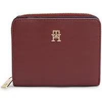 Tommy Hilfiger Geldbörse TH ICON MED ZA FLAP, Damen Geldbeutel, Portemonnai mit edlem TH-Logoemblem