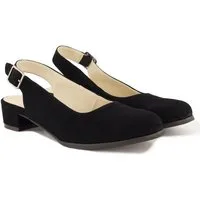 Ulla Popken Lederpumps Veloursleder Zierspange Weite H Pumps