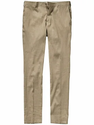 Mey & Edlich Herren Kristallklare Leinenanzughose Beige 65 % Leinen, 33 % Lyocell (TENCELTM), 2 % Elasthan