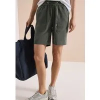 CECIL Shorts Style Chelsea Sommer-Shorts mit elatsichem Bund und Tunnelzug