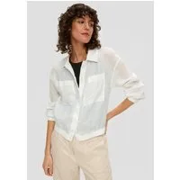 s.Oliver Langarmbluse Bluse Blusenjacke aus Leinen