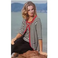 Passioni Cardigan Twinset gestreift