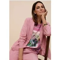 bianca Jackenblazer SUNNY in angesagter Leinen-Optik