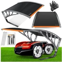 KESSER Mähroboter-Garage, Mähroboter Garage Dach Carport Überdachung für Mähroboter