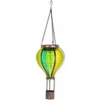 Seyila Home LED Gartenleuchte Heißluftballon LED mit Flammen Effekt zum aufhängen