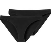 Schiesser Minislip 2er Pack 95/5 Organic (Spar-Set, 2-St) Mini-Slip - Baumwolle - Besonders flache Nähte und supersofter Bund 