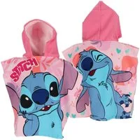 Lilo & Stitch Poncho Lilo & Stitch Poncho Praktischer Mikrofaser Poncho 100x55cm
