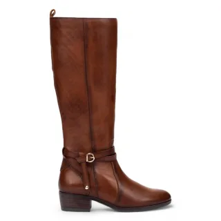 Pikolinos Damen Kniehohe Stiefel aus braunem Leder „Daroca“