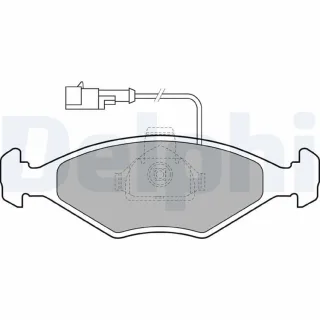 Delphi Bremsbel?ge vorne Fiat Palio LP1415