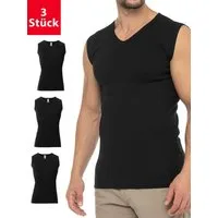 celodoro Unterhemd Herren Business Muskelshirt V-Neck (3er Pack) Muscle Shirt