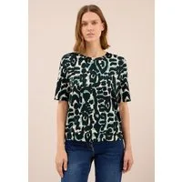 CECIL Rundhalsshirt mit grafischem Muster