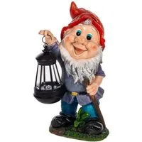 BIRENDY Dekofigur BIRENDY Gartenzwerg Gartenwichtel LED Gartenfigur versch.Modelle